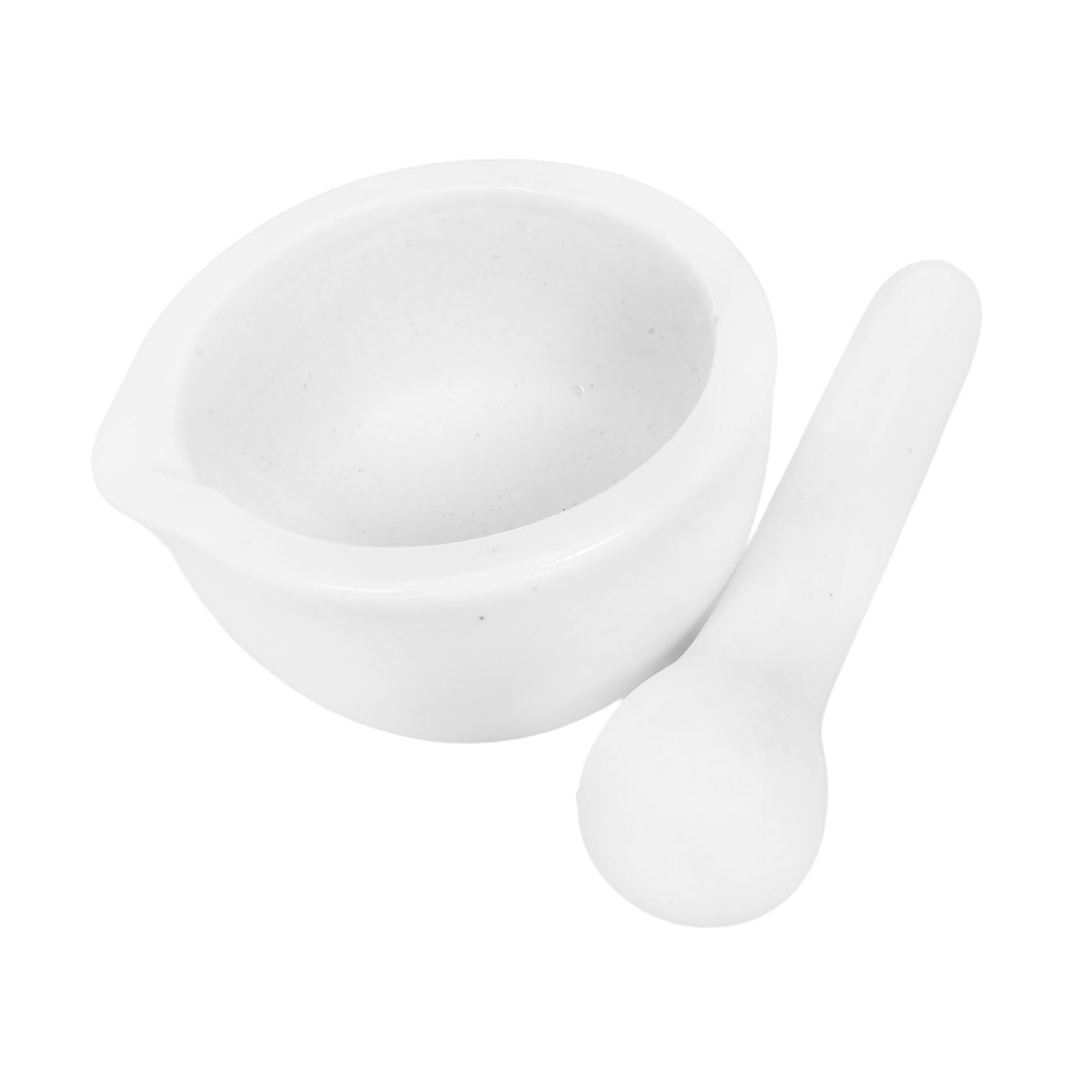 FUNOMOCYA Research Enamel Grinder Rod Bowl Anti-Sputtering Cover Sturdy Comfortable Grip