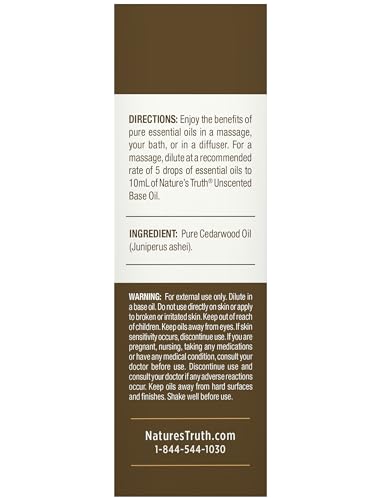 Aceite Esencial de Cedro Nature's Truth 15 mL miniatura 6