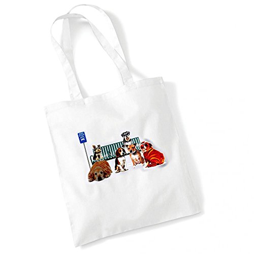 Bolsa de regalo para parada de autobús de perros. Se puede personalizar. Día de la Madre, cumpleaños, Navidad, Nanny, abuela, abuela, gran regalo