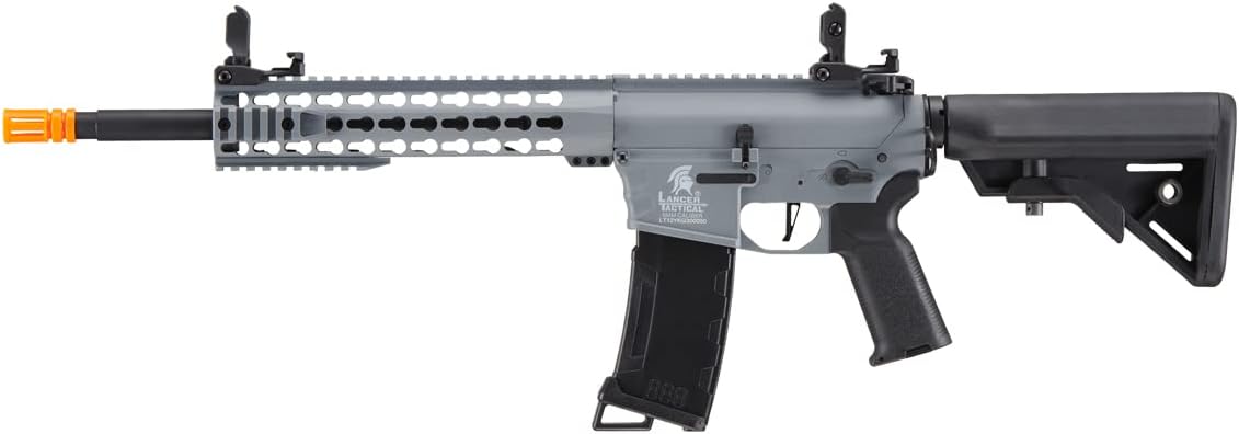 Lancer Tactical Gen 3 10" M4 Evo RIS Airsoft AEG Color Gray