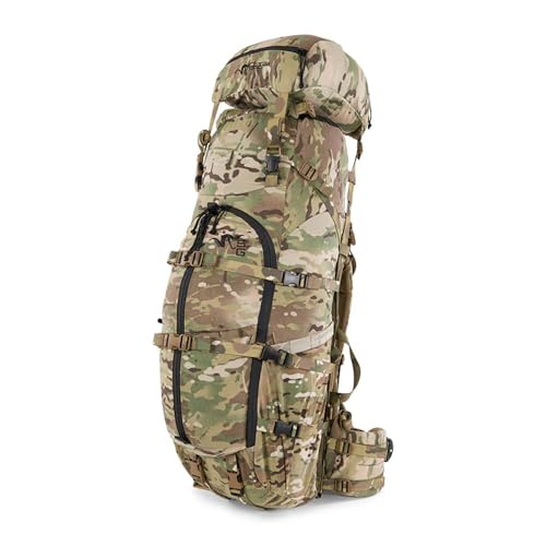 Stone Glacier R3 5900 Pack with R3 Frame, MultiCam, 5900 Cubic Inches, 500 D Cordura, Modular Storage, Heavy Weapon System (50096-MC-M)