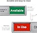 Conference Room In Use/Available Sign - Magnetic Door Slider, 7