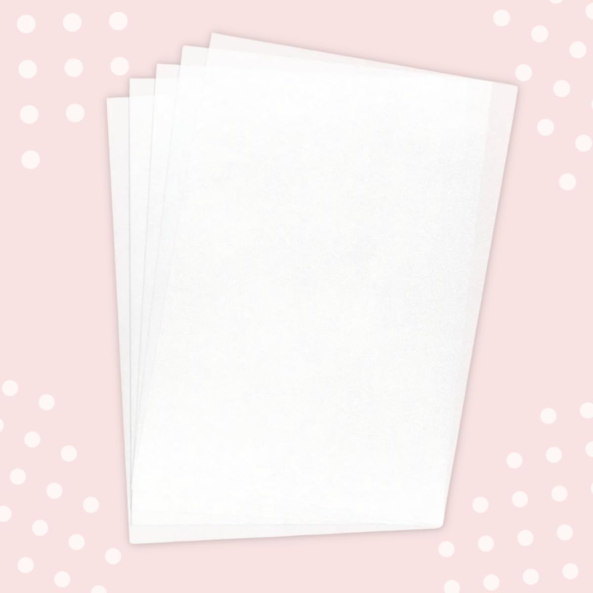 paper2eat edible Wafer Paper Sheets Premium 8.5" x 11" - 0.60 mm - Vanilla Flavored - 50 count