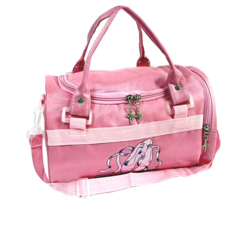 Sac de danse de ballet pour filles et sac à bandoulière de sport ballerine rose