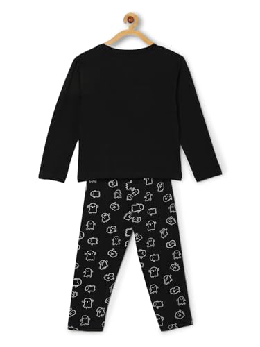 Image of The Mom Store Kids Cotton Night Suit for Boys and Girls | Soft Breathable Night Dress for Kids Boys and Girls | Printed Nightsuit Pajama Set | Comfortable All-Season Sleepwear for Daily Use