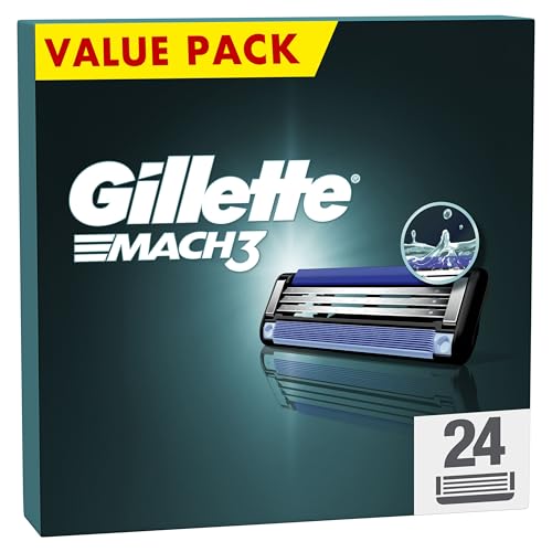 Gillette Mach3 Men's Razor Blades with Precision Trimmer, Pack of 24 Refill Blades image 4