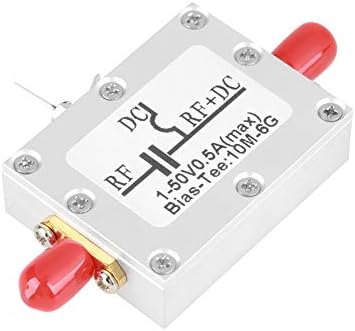 Bias Tee,10MHz-6GHz Bias Tee Banda Ancha Radio Frecuencia Microondas Bias Bias Bajo Ruido Amplificador Módulo.
