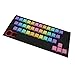 Produktbild Feicuan 37 Keys Cap Cover Case ABS Colorful Replacement Keycap Universal für Mechanische Tastatur -Dark Color,Side Print