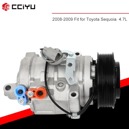 Image of cciyu Air Conditioning Compressor for Toyota for Sequoia 4.7L 2008 2009