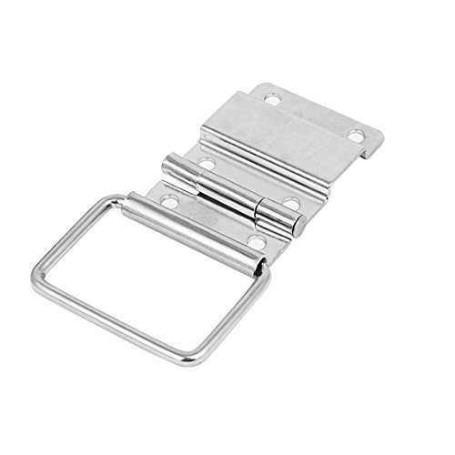 Sourcingmap Wooden Case Air Box 55mmx35mm Metal Positioning Support Hinges Silver Tone - Image 3