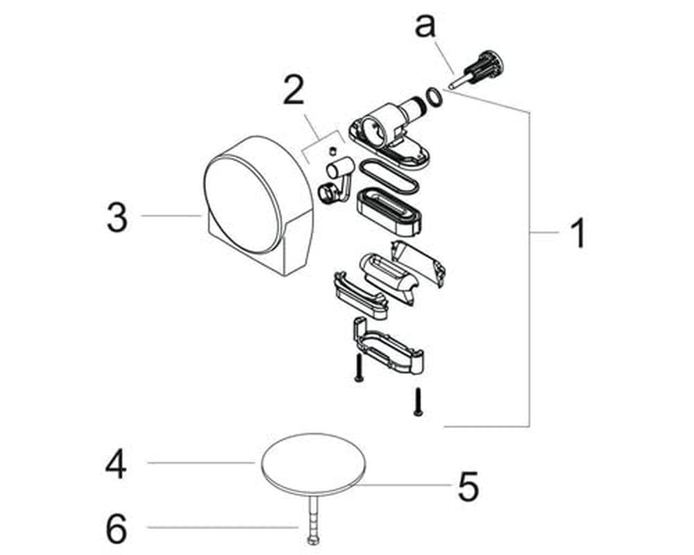 hansgrohe Exafill S wlew do wanny, gotowy zestaw, chrom