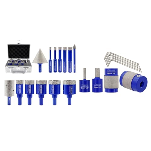 Brocas diamantadas para taladro 13 piezas kit miniatura 1