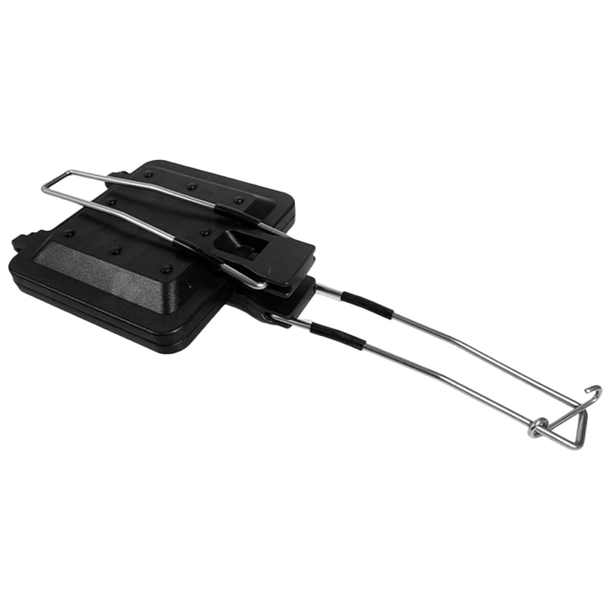 SHOWERORO Teglia Per Panini Pieghevole Antiaderente in Alluminio, Utensile Da Cucina Portatile Per Colazione e Picnic, Piastra Per Friggere Panini Fatta in Casa, Accessorio Multifunzione Per