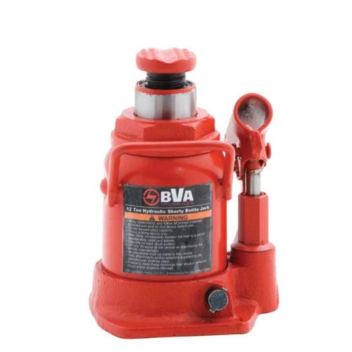 BVA Hydraulics J10129 12 Ton Shorty Manual Bottle Jack
