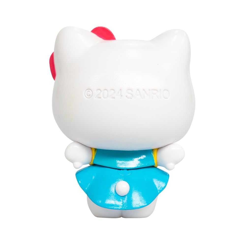Figura Hello Kitty Coleccionable De 6 Cm Con 5 Accesorios Exclusivos – Postales, Stickers, Charm Y Bolsa De Algodón