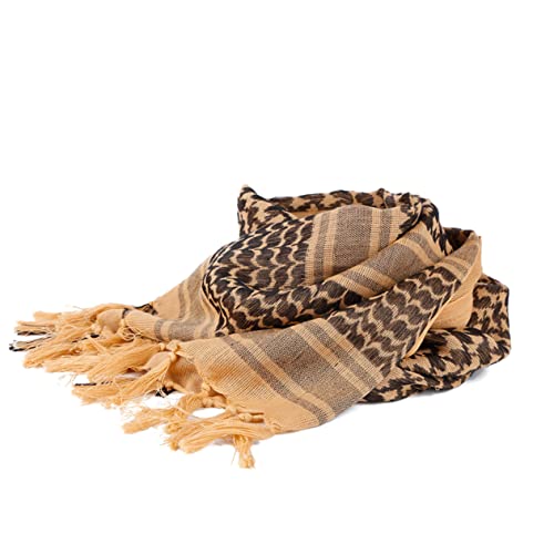 BESPORTBLE 1 Unidade Lenço De Cabeça Árabe Envoltório De Lenço Do Deserto Cachecol Palestino Envoltó