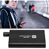 Portable Headphone Amplifier, 3.5mm AUX Input Output 16 to 300 Ohm HiFi Earphone Amp with 2 Stage Gain for MP3 MP4 Phone Computers Media Players