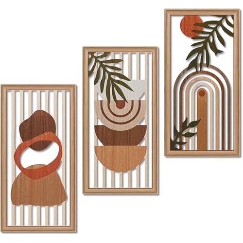 Decor Mountain Line Wall Art Set 3 Modern Abstract Nature-Inspired