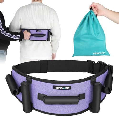 HayaYoffi Gait Belts Transfer Belt for Seniors with Padding Handles