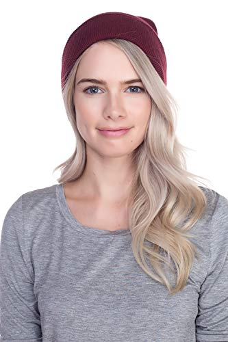 Image of Top Level Beanie Men Women - Unisex Cuffed Plain Skull Knit Hat Cap