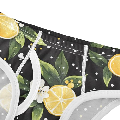 Lemon and Polka Dots Toddler Boy's Underwear 2T 202c01364