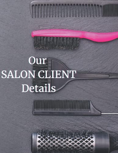 SALON Client Book: Hair Salon Client Details and Notes