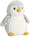 Aurora® Playful Pompom Penguin™ Stuffed Animal - Vibrant Companions for Warm Cuddles - Perfect for Adults, Kids, and Birthdays - Gray 8.5 Inches