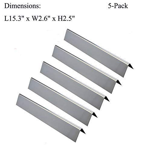 GasSaf 15.3 inch Flavorizer Bar Replacement for Weber 7636,Spirit 300 E-310 E-320 Series,Weber