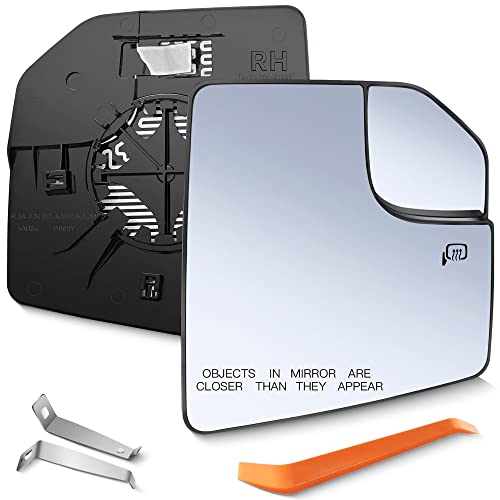 Compatible with Ford F150 Passenger Side Mirror Glass Replacement...