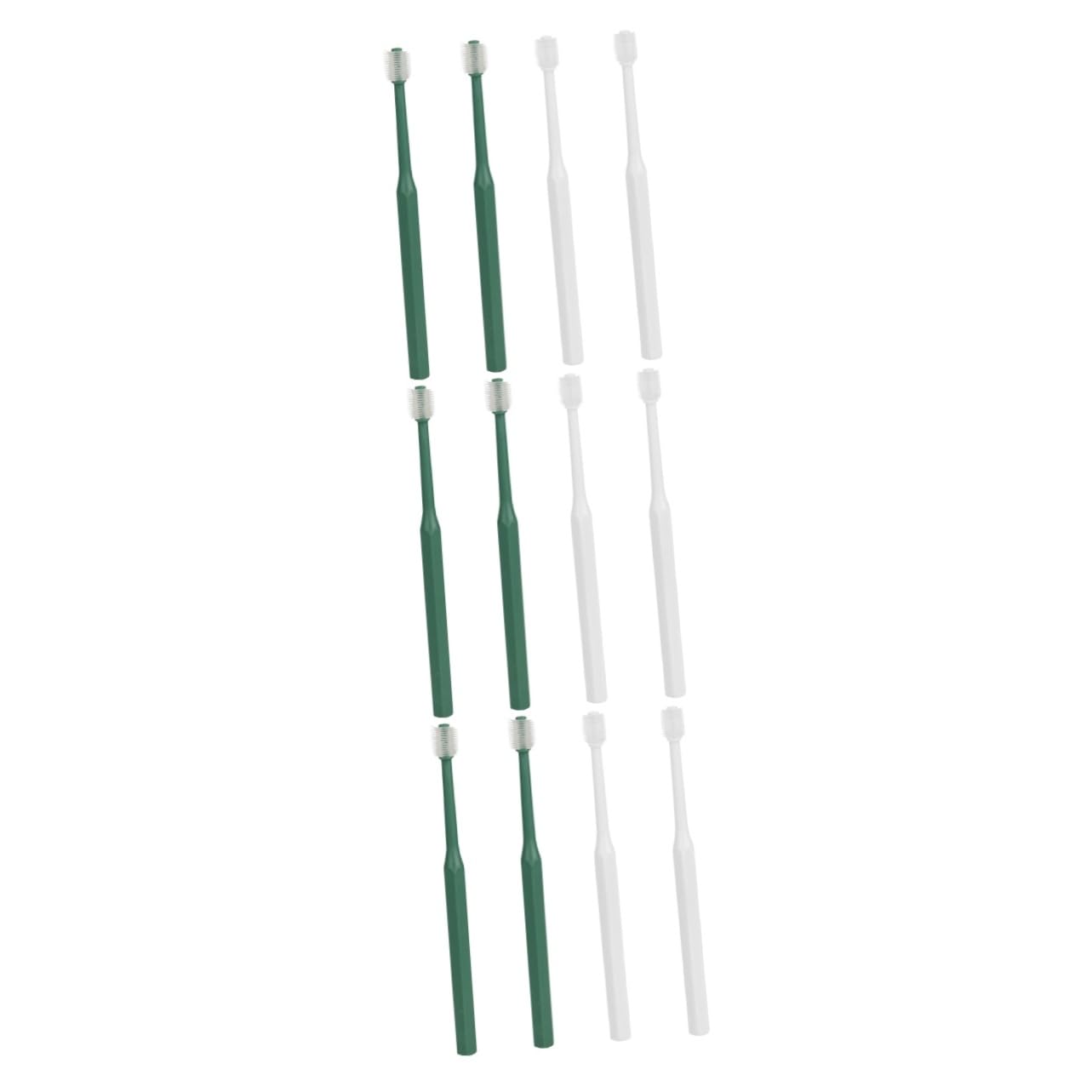 Kisangel 12pièces Brosse à Dents Pour Animaux De Compagnie Kit De Nettoyage Pour Chiens Et Avec Poils Souples Pour Petits Animaux