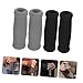 DECOMELODY 4Pcs Non Slip Elderly Crutch Handle Grips Thickened Foam Wraps for Walking Cane Comfortable and Design Black and Gray Reusable Support for Mobility