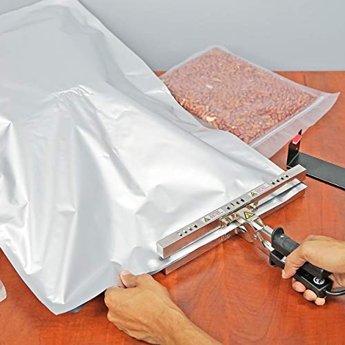 10 Dry-Packs 5 Gallon Mylar Bags MB20x30-2000CC-10PK-OB and 10-2000cc Oxy-Sorb Oxygen Absorbers for Dried Dehydrated and Long Term Food Storage, Silver (MB20x30-2000CC-10PK-OB) - Thumbnail 6