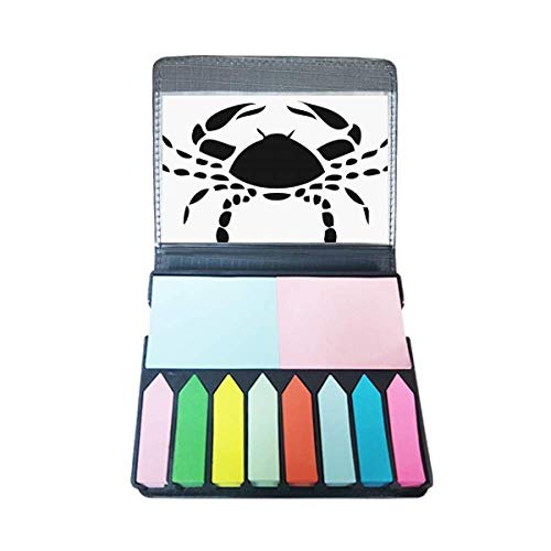 Notes autocollantes constellation cancer bloc mémo couleur pour livre