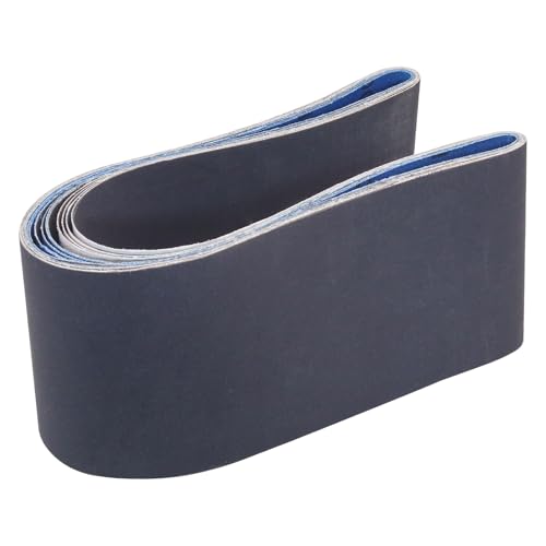 RUIHONGV 8 Pack 4x36 Inch Silicon Carbide Sanding Belts, 2 Each of 400 600 800 1000 Grit 4 x 36 inch Sanding Belt Assortment, 4" x 36" Belt Sander Sanding Belts for Metal Polishing Knife Sharpening