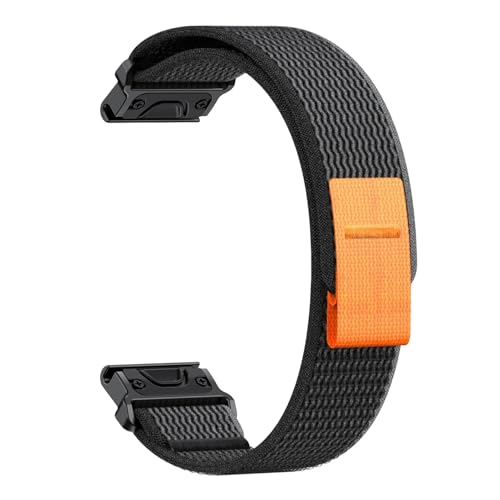 [KPQWEDB] QuickFit 22 26mm VfUC iC yʃXgbv Fenix E 8 7X 7 6 6X/Epix Pro Gen 2 51/47mm TactixXgbvɑΉ(Silver Yellow,Fit 22mm)