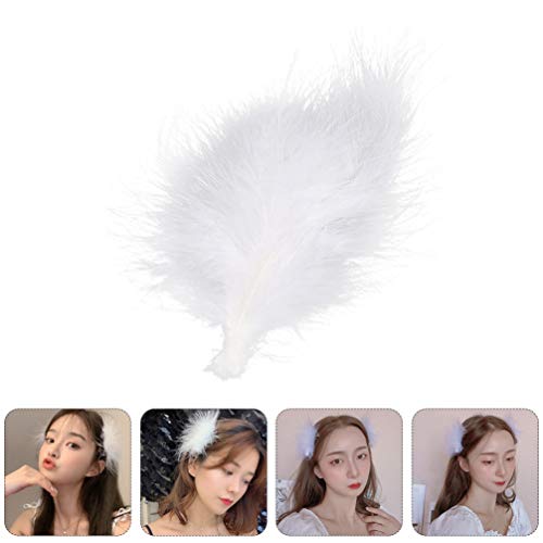 KESYOO 2 Pcs Gramps de Cabelde CasamentGramps de Cabelde Penas Macias Ccar de Niva Elegante Aóris de