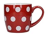 tazas con lunares y rayas Fabricado en gres de alta calidad