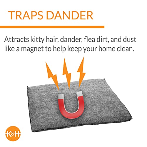 K&H Pet Products Amazin’ Kitty Pad Unheated Gray 15 X 20 Inches - 2 Pack #TOP2