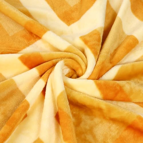 Image of Bnuitland Waffle Funny Blanket, 300 GSM Double Sided Giant Funny Novelty Realistic Food Blanket for Adults and Kids, Super Soft Flannel Throw