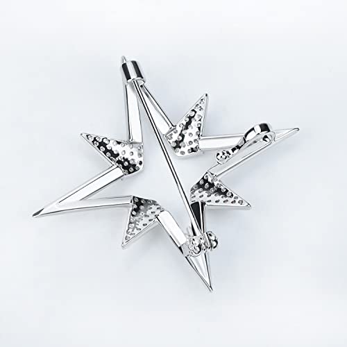 Image of Sparkle Crystal Star of David Brooch Pin Rhinestone Star Bouquet Brooch Pin Lapel Pins Spiritual Brooch Badge