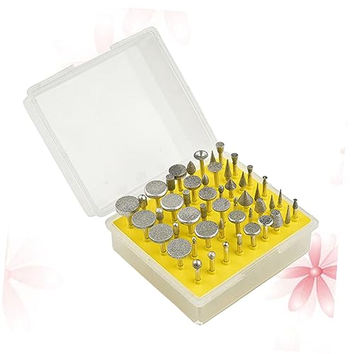 Lot de 50 sets de meule de polissage diamantée haute densité pour outils rotatifs