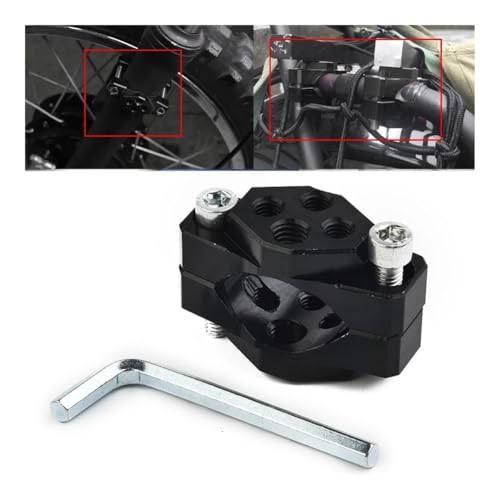 Projecteurs et feux antibrouillard moto avec riser guidon 17-32 mm