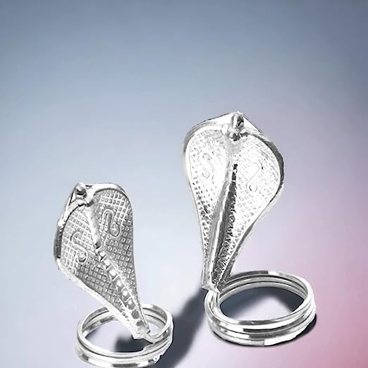 Small Size Pure Silver Nag Nagin Joda, Chandi Naag Nagin Pair for Kaal Sarp Dosh and Vastu (3cm)-image-37
