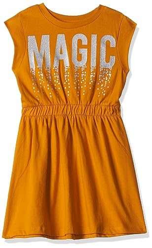 Image of T2F Girl's Cotton A-Line Knee-Length Casual Dress