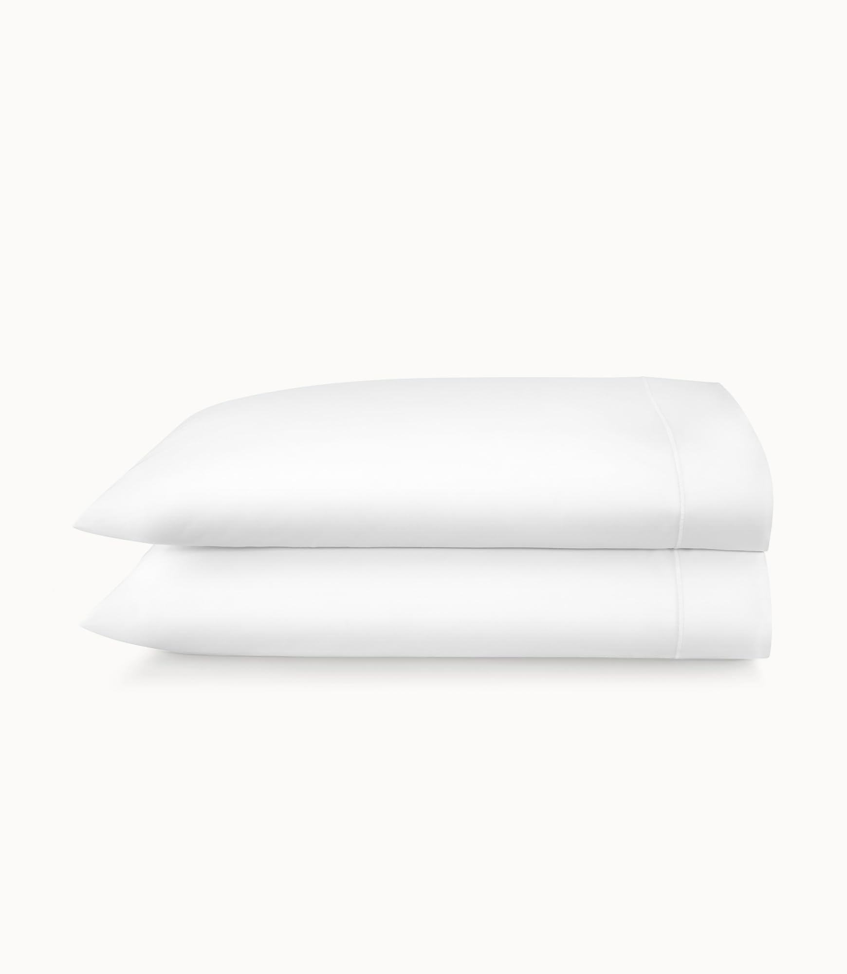 Peacock Alley Soprano Sateen Pillow Cases - White, Standard