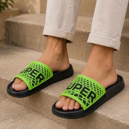Image of WARKO Slippers For Men | Stylish Chappal For Boys | Soft Cushioned EVA Slides Slipper | Casual FlipFlop Daily Wear Footwear | Indoor Outdoor Use