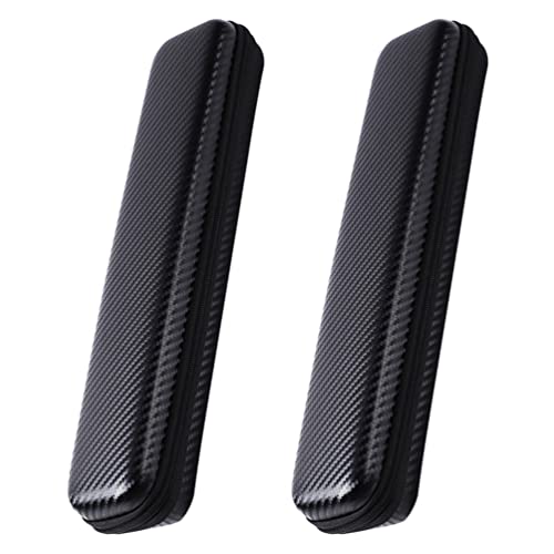 Bolso de almacenamiento para planchas y rizadores de pelo SaditY, 2 piezas, para viaje al aire libre, funda protectora de EVA para plancha, secador y rizador miniatura 1