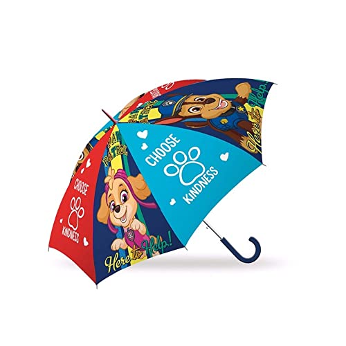 Paraguas Paw Patrol 46CM Auto para evitar ropa mojada con apertura fácil de un botón