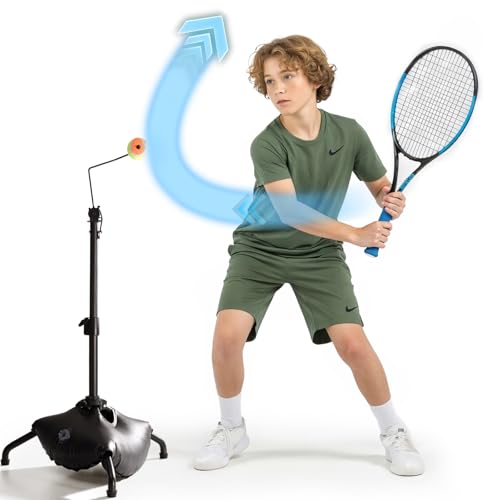 HZ-WONMIO Tennis Training Aid Tennis Practice Topspin Fast & Master Powerful Groundstrokes Tennis Training Equipment for Beginners & Intermediate Players