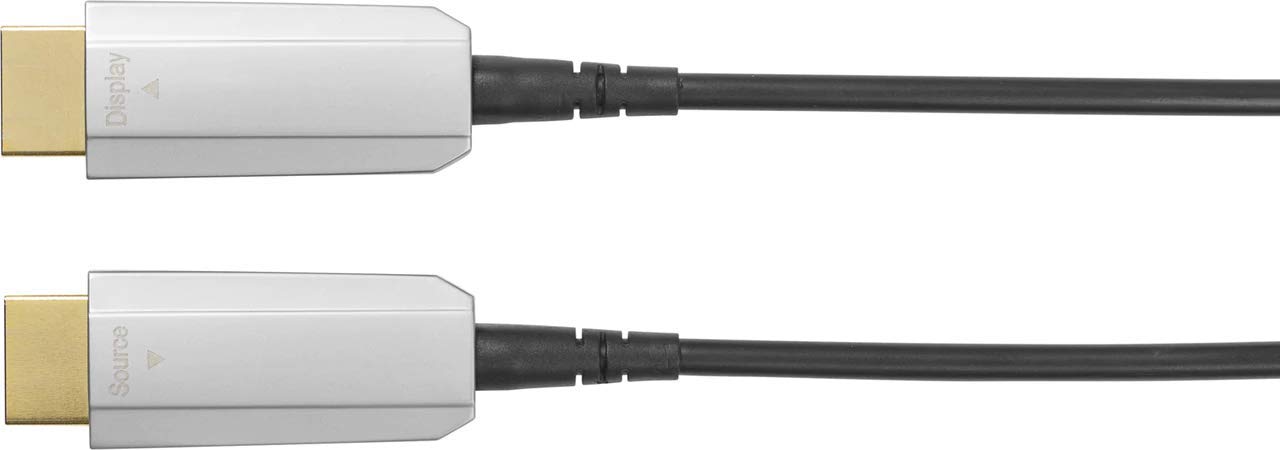 Kabel optyczny 4K HDMI 2.0-18 Gbit 4K / 60 Hz 4:4: 4 transmisja danych - ultraelastyczny - smukły kabel - wojskowe standardowe włókno optyczne - 4,0 mm - 20 m